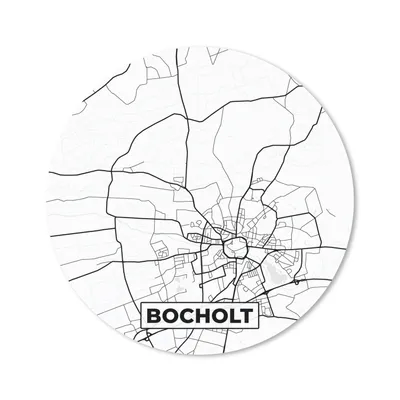 Produktbild von MuchoWow® Mauspad Mousepad Stadtplan - Bocholt - Karte 40x40 cm - Mousepads - Maus Mat - Pad - Mausunterlage - Schreibtisch Accessoires