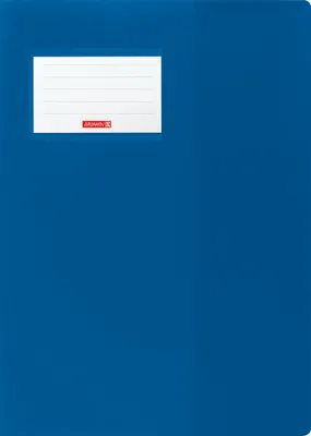 Produktbild von Hefthülle A4 FACT!pp blau mit Namensschild