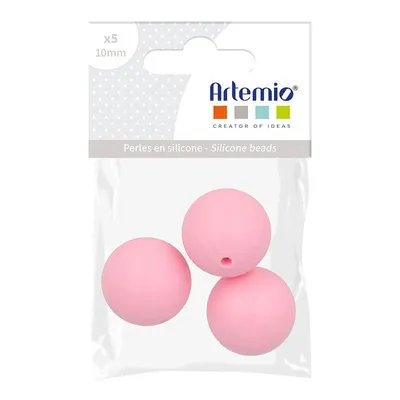 Produktbild von Silikonraupe rund x 3 - 15 mm - rosa