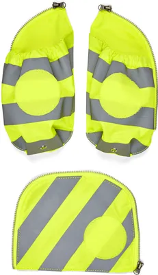 Produktbild von Ergobag Seitentaschen Zip-Set mit Reflektorstreifen Gelb 3tl