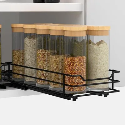 Immagine prodotto di Cestino per erbe aromatiche in metallo - Gancio da cucina - Pezzo unico - 26,4 x 11,7 x 5,6 cm - Metallo