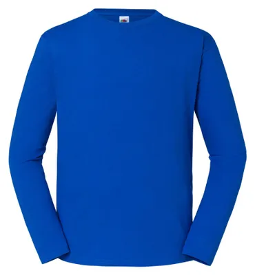 Image de Fruit of the Loom - T-shirt « Iconic 195 » pour hommes/femmes, manches longues, LT2071 (XS) (bleu roi)