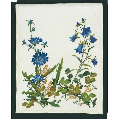Produktbild von Eva Rosenstand "Chikory" Kreuzstich-Stickset, 35x115cm