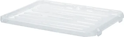 Produktbild von Deckel für Mehrzweck Aufbewahrungsbox | Transparent | HxBxT 20x40x30cm | 22 Liter | Lagerkiste, Transportbox, Stapelbox, Kunststoffkiste