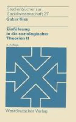 Obrázek produktu pro Einführung in die soziologischen Theorien II