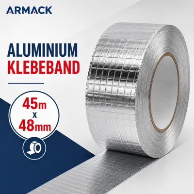 Produktbild von Verstärktes Aluminium Klebeband 48 mm x 45 m Armack HVAC