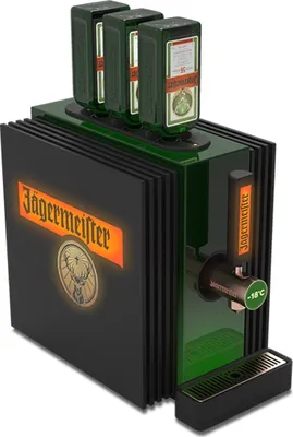 Produktbild von Jägermeister 3 Bottle TAP Machine 4. Gen (LED, 3-Flaschen-Shot Machine mit Kühlfunktion)
