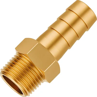 Productafbeelding van Luchtkoppeling, buitendraad 1/2" - "Visgraat" 12mm