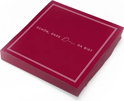 Produktbild von ITENGA 20x Servietten Schön dass du da bist V3 bordeaux rot