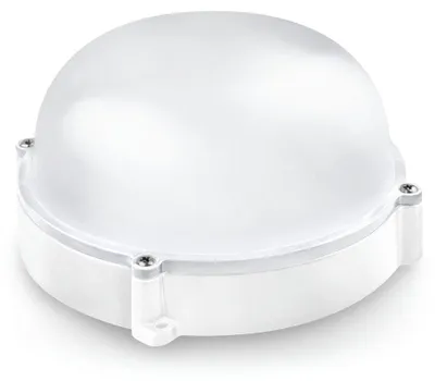 Runde LED-Wandlampe IP65 12 W weiß für Außenbereiche