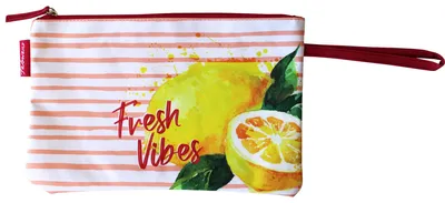 Produktbild von Bikini Wetbag Fresh Vibes Lachs wasserdichte Bikini Bag Badetasche Nasstasche für Urlaub Strand Schwimmbad