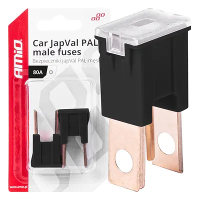 Obrázek produktu pro Poistky JAPVAL PAL O samec 80A AMIO-03402