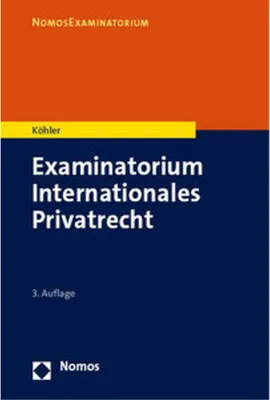 Produktbild von Examinatorium Internationales Privatrecht