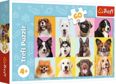 Image de Trefl TREFL Puzzle Puppies, 60 pcs