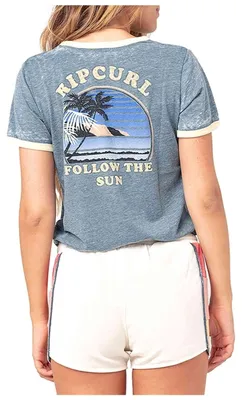 Produktbild von T-Shirt RIP CURL Surf Side Ringer für Damen