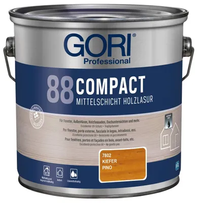 Produktbild von GORI Professional 88 COMPACT, Mittelschicht-Holzlasur, kiefer, 2,5 l