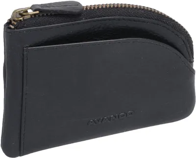 Produktbild von Leder Schlüsseltasche Schlüsselmäppchen, schwarz