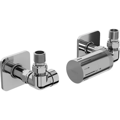 Produktbild von Mexen G05 thermostatisches Set axial mit S-Abdeckung, Chrom - W903-958-909-01