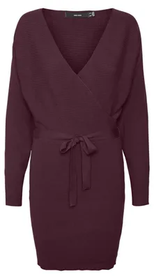 Produktbild von VERO MODA Female Strickkleid VMHOLLYREM Langes Kleid – Winetasting