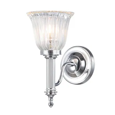 Produktbild von Elstead Carroll LED Wandleuchte G9 Poliertes Chrom IP44