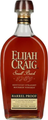 Produktbild von Elijah Craig 12 Years Old Small Batch BARREL PROOF 62,4% Vol. 0,7l