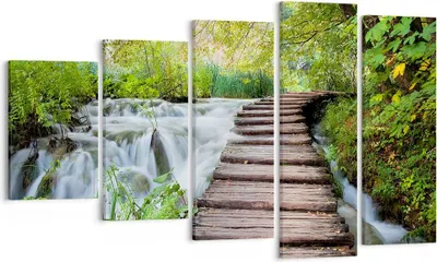 Produktbild von Bild auf Leinwand - Leinwandbild - Nationalpark Natur Kieselsteine - 100x60cm - Wand Bild - Wanddeko - Leinwanddruck - Bilder - Kunstdruck - Leinwand bilder - Wandkunst - EG100x60-0355