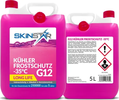 Immagine prodotto di SkinStar G12 antigelo per radiatori -35°C refrigerante per auto 10l