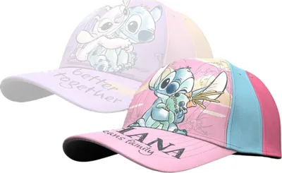 Immagine prodotto di Berretto Lilo & Stitch Berretto con disegno colorato - 100% cotone 52 Rosa