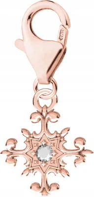 Produktbild von Anhänger Kreuz vergoldet mit Zierkreuz Zirkonia Silber 925