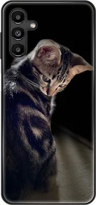 Produktbild von König Design Hülle kompatibel mit Samsung Galaxy A13 5G Kunststoff Soft Handyhülle - Handy Case Junge Katze