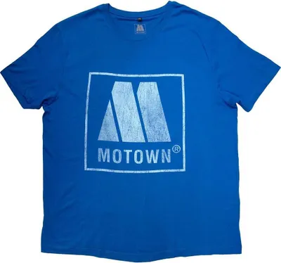 Produktbild von Motown Records - T-Shirt für Herren/Damen Uni RO11499 (L) (Blau)