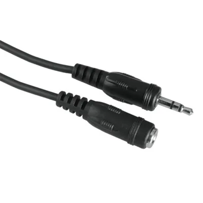 Image de Câble audio, jack mâle/fiche femelle 3,5 mm, stéréo, 2,5 m