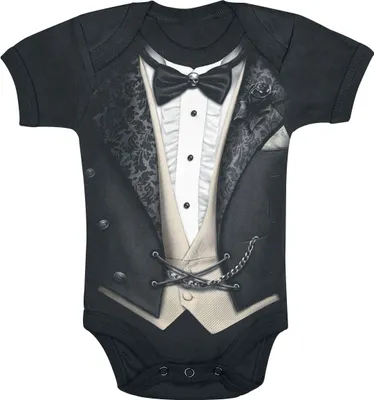 Zdjęcie produktu dla Spiral - Tuxed - Baby Sleepsuit S