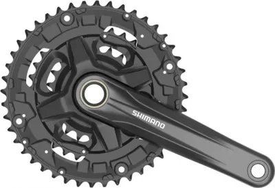 Produktbild von Shimano Kurbelgarnitur FC-MT210 3x9 44/32/22 Zähne 170 mm schwarz