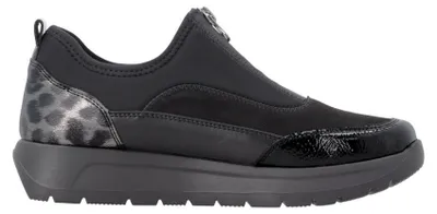 Produktbild von Remonte Damen Sneaker loser Einlage in Weite H für kräftige Füße D2V01, Größe:42 EU, Farbe:Schwarz