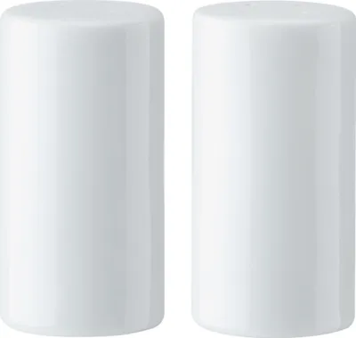 Image de Set sel et poivre, 8 CM, Porcelaine, Blanc - Mikasa | Craie