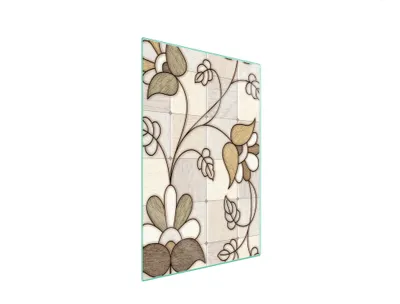 Produktbild von Herdabdeckplatte 35x52 Glaskeramikkochfeld Abdeckung Spritzschutz Glasplatte Deko Schneidebrett Muster Blumen
