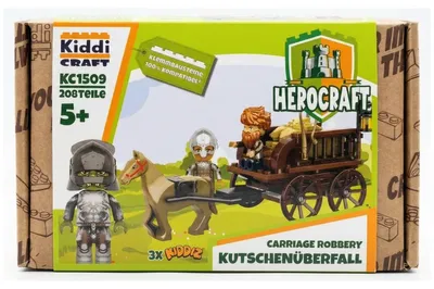 Produktbild von Kutschenüberfall Klemmbaustein-Set mit Figuren 208 Teile