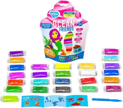 Zdjęcie produktu dla Zestaw Kreatywny Plastelina Ciastolina Kolorowa Masa Plastyczna Nożyk 70159