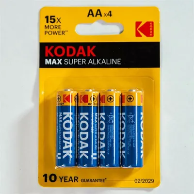 Imagen del producto de KODAK - Pila Alkaline Súper Max AA LR6 Blister de 4