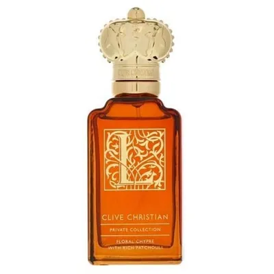 A bottle of Clive Christian L for Women perfume.