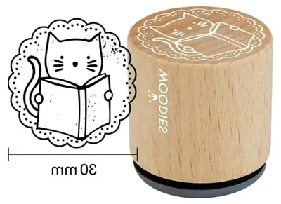Produktbild von Holzstempel - Katze - Abdruckgröße 30 mm