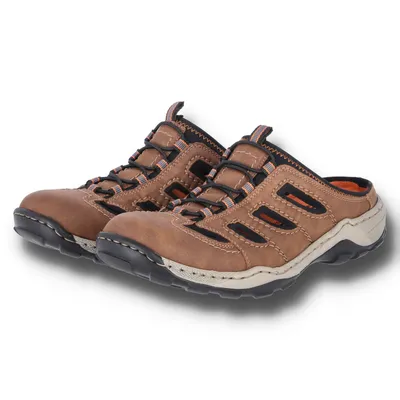 Obrázok produktu pre Rieker pánske mules dreváky sabot 08096, veľkosť:43 EU, farba:Brown