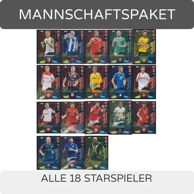 Immagine prodotto di Topps Match Attax - 2019/20 - Tutti i 18 giocatori titolari
