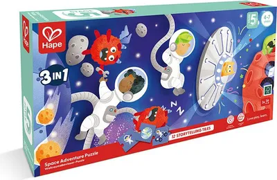 Productafbeelding van Hape Ruimteavontuur Puzzel. Één maat