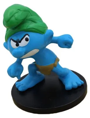 Produktbild von Diverse The Smurfs Resin Wild Smurf Figur Kinder One Size