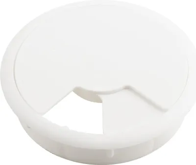 Produktbild von 80 mm weiße Kunststoff-Kabeltülle