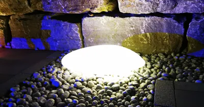 Produktbild von Gartenstein oval in Naturstein-Optik