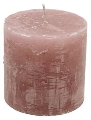 Obrázok produktu pre Značková sviečka Stumpenkerze, priemer 10 × 10 cm, farba: antikrosa, približne 110 kusov.