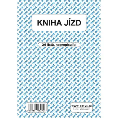 Produktbild von 1329 - Kniha jízd A5, 26 listů